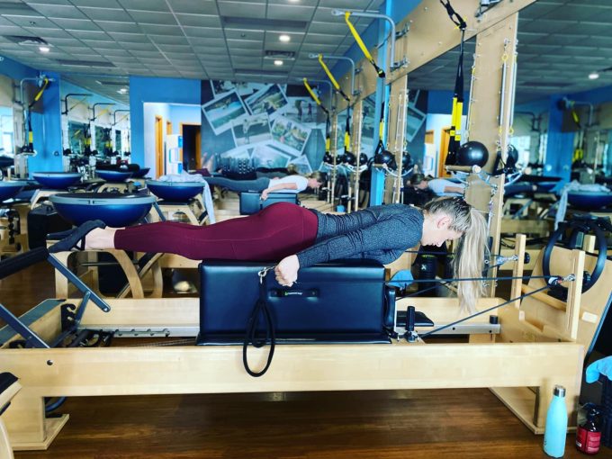 Improve your athletic performance at the Reformer! Club Pilates signature  Reformer Flow Class strengthen & lengthens your entire body!…