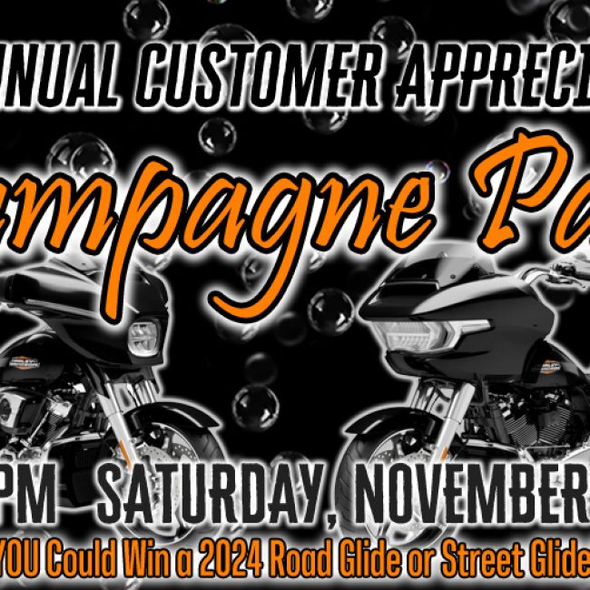 Annual Customer Appreciation Champagne Party