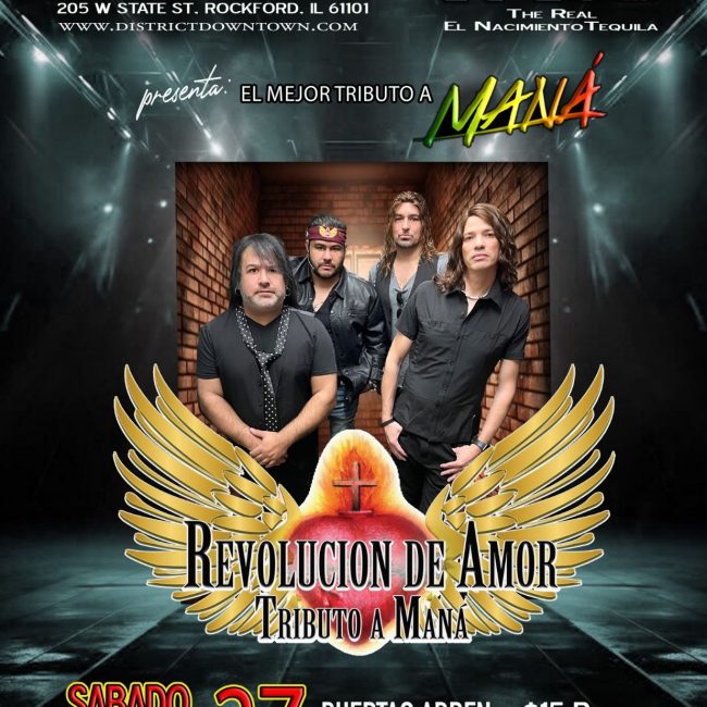 Revolucion De Amor Mana Tribute Band @ District