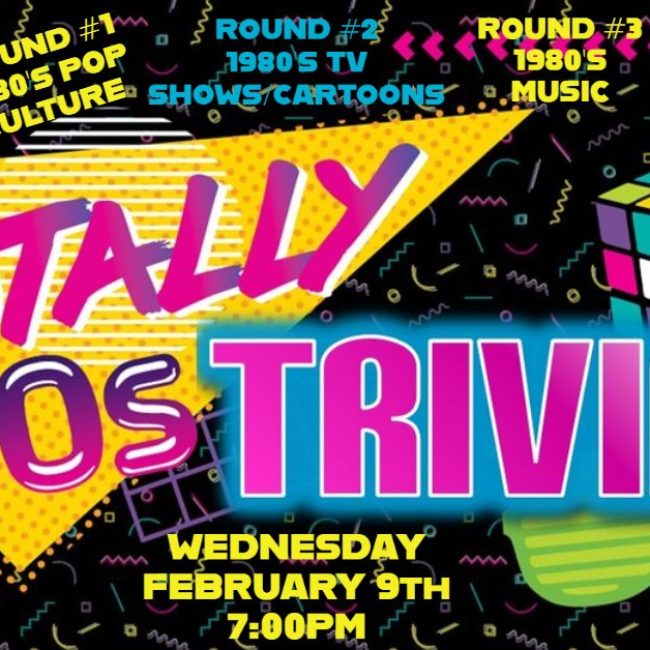 1980&#8217;s TRIVIA NIGHT