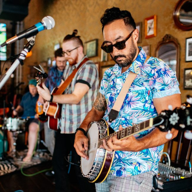 Jon Bon Stamos at Rockford City Market