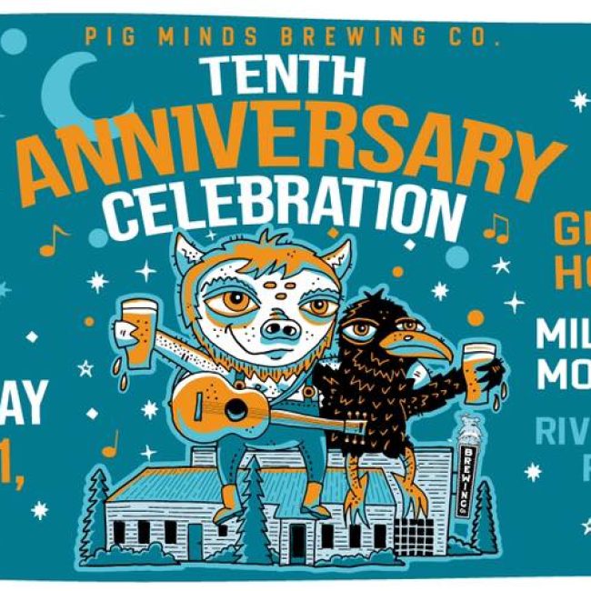 Pig Minds Brewing Co. 10th Anniversary Celebration