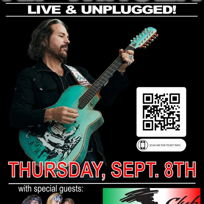 KIP WINGER UNPLUGGED with special guest, SUNSET STRIPPED