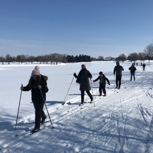 Intro into cross country skiing