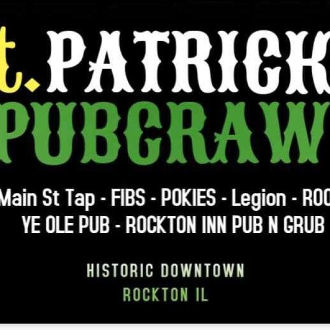 Downtown ROCKTON St Patrick&#8217;s Day Pubcrawl!