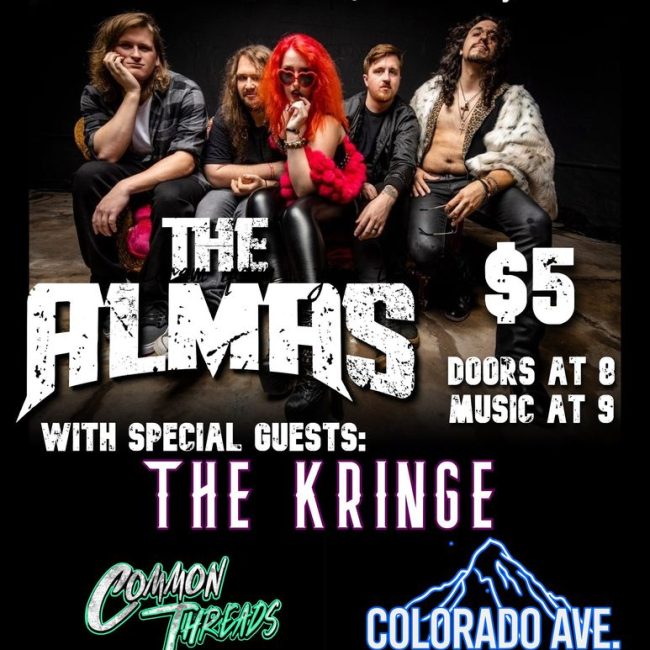 The Almas at Whiskeys Roadhouse w/ The Kringe, Common Threads, and Colorado Ave.