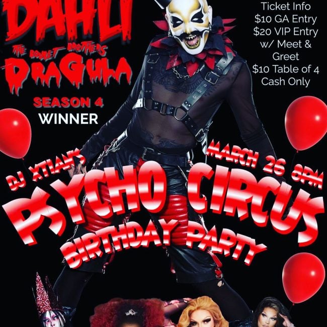 DAHLI Winner of Dragula Season 4 LIVE @ Rockton Inn Pub & Grub
