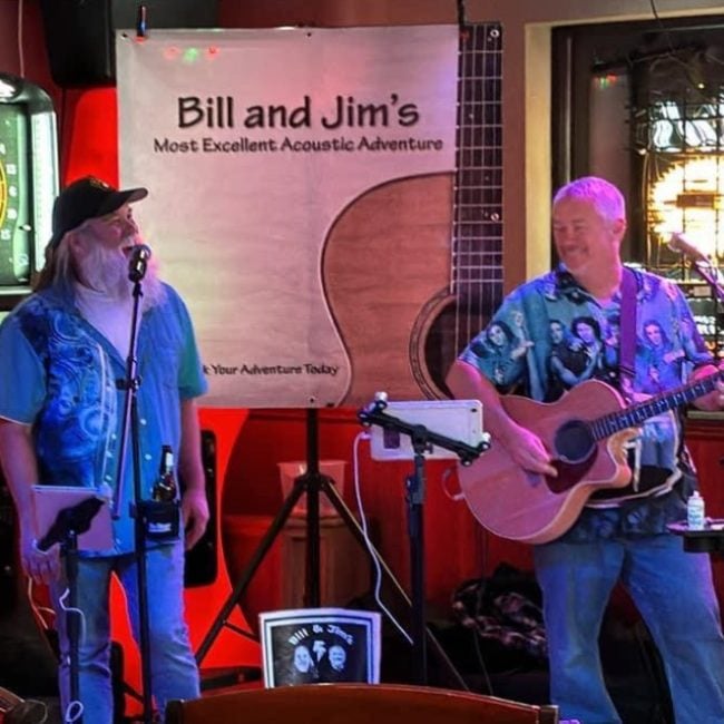 Bill and Jim’s Most Excellent Acoustic Adventure @  Don Carter Lanes
