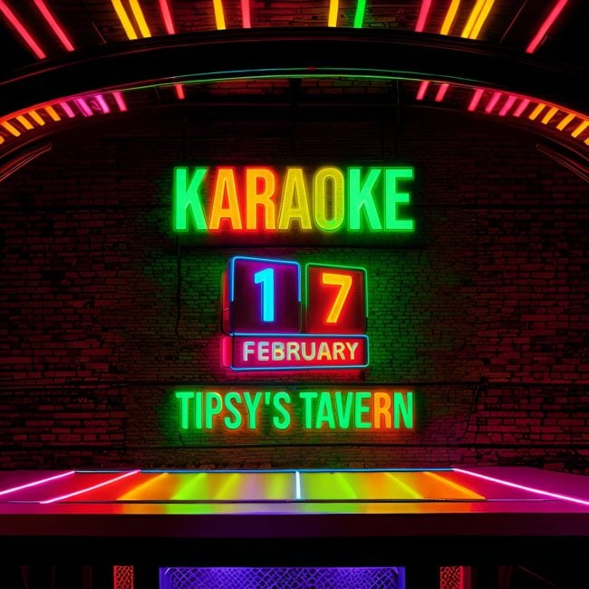 Karaoke @  Tipsy’s Tavern 9pm