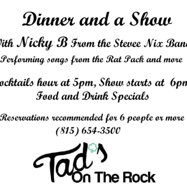 Nicky B @ Tad’s on the Rock