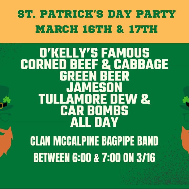 Oscar’s St. Patricks Day Celebration