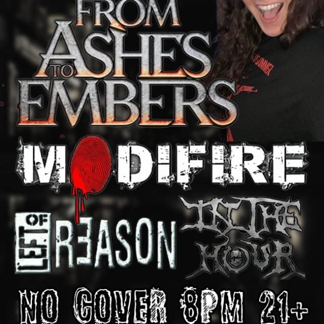 Manda’s Birthday Bash! FATE, Modifire, Left of Reason and In The Hour at Rock-a-Bago!