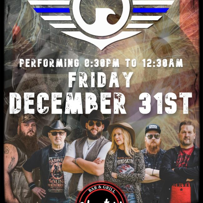 BLUE STEEL “Auld Lang Syne” New Years Eve Bash at Shooter’s East