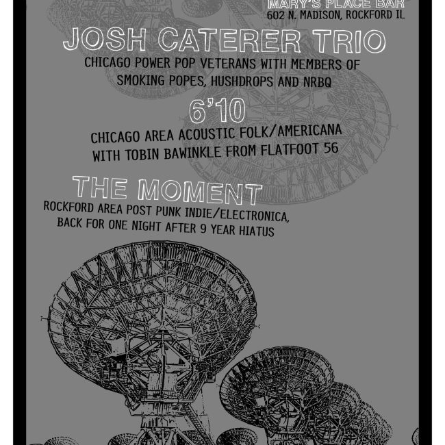 The Moment with Josh Caterer Trio and 6’10 at Mary’s Place