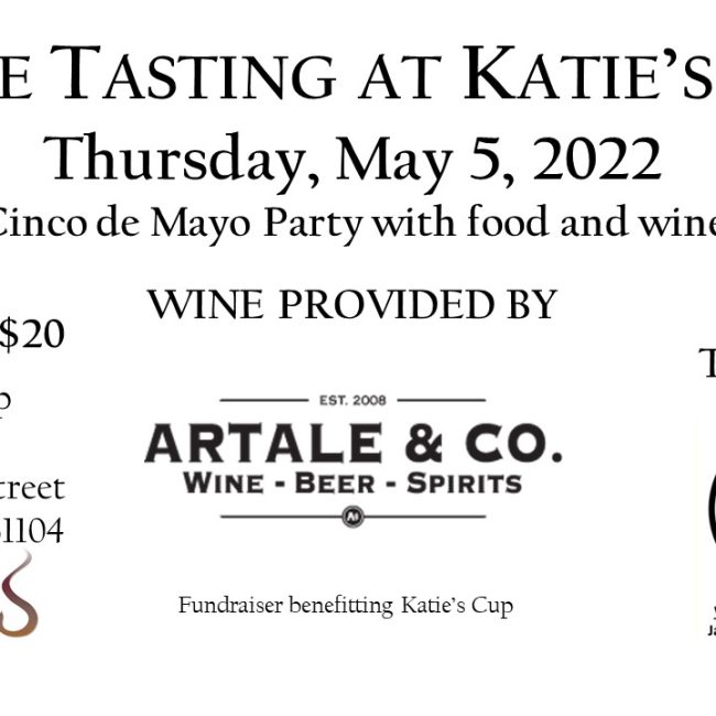 Trinadora at Wine Tasting Benefit for Katie’s Cup Coffeebar