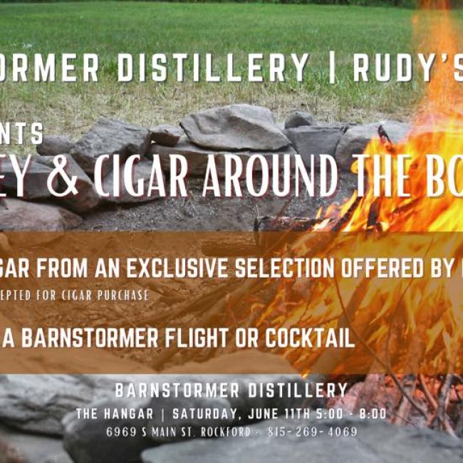 Whiskey & Cigars Around the Bonfire
