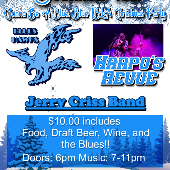 Blue’s Hawk, Harpo’s Revue and Jerry Criss Band at Whiskey’s Roadhouse