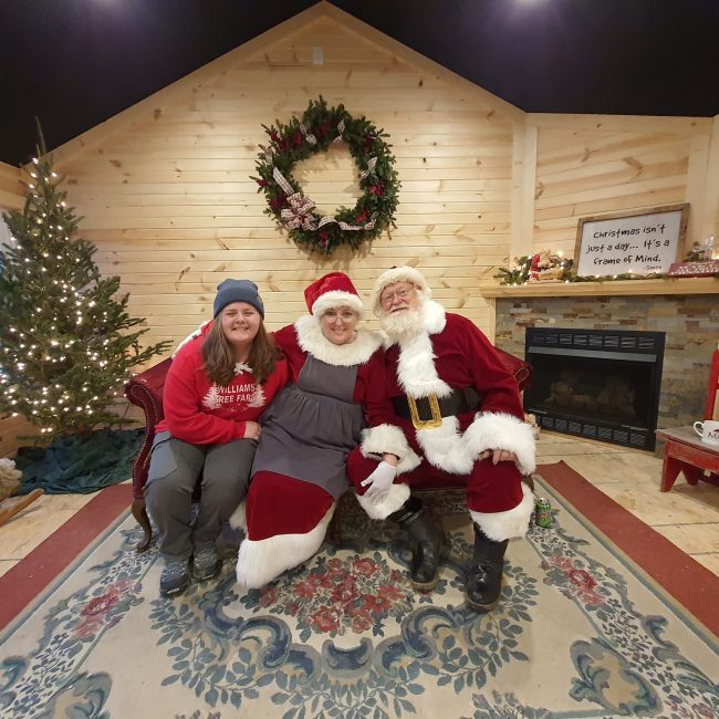 Visits with Santa & Mrs. Claus @ Williams Tree Farm
