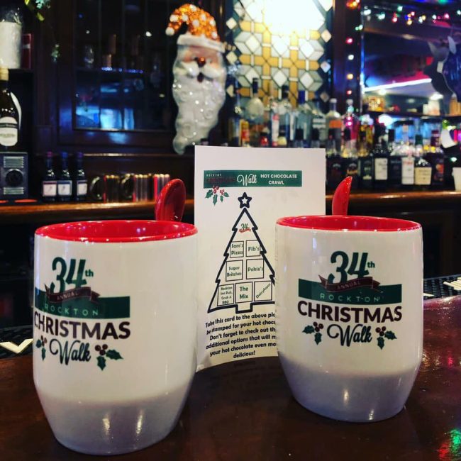 5th Annual Rockton Christmas Walk Hot Cocoa Crawl in Downtown Rockton, Illinois