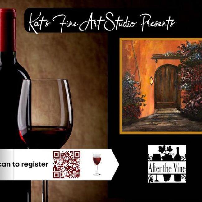 Tuscan Door Paint & Pour @ After The Vine