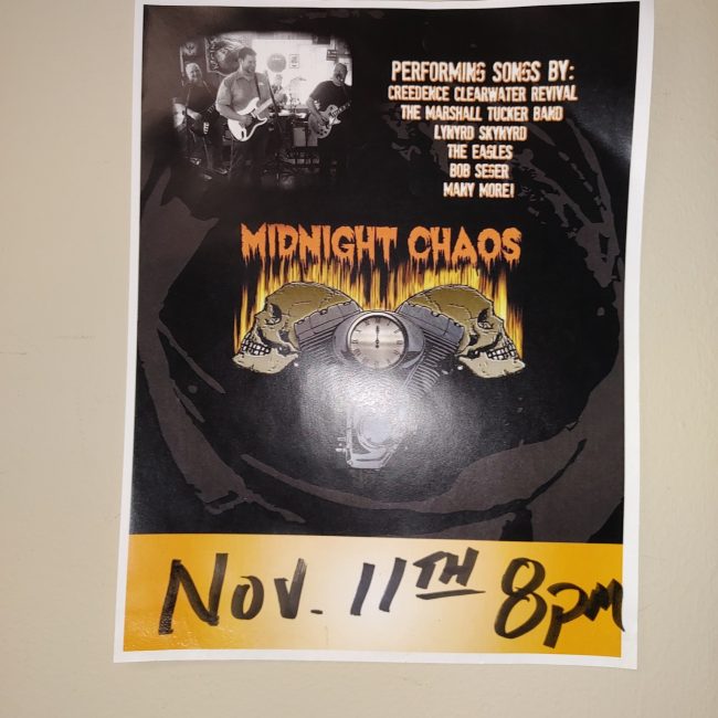 MIDNIGHT CHAOS @ Miss Kitty’s Saloon