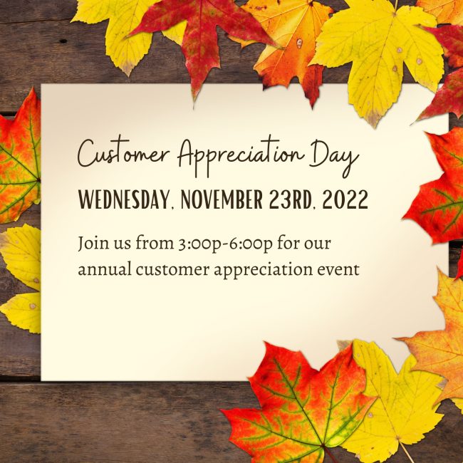Customer Appreciation Party @ The Filling Station