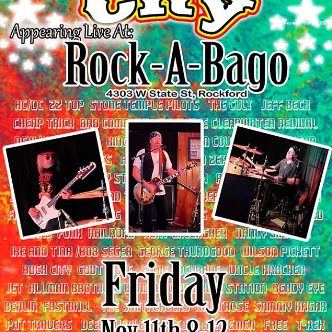 Rock City Rocks VETS Day at Rockabago Hall & Mama C’s pizza