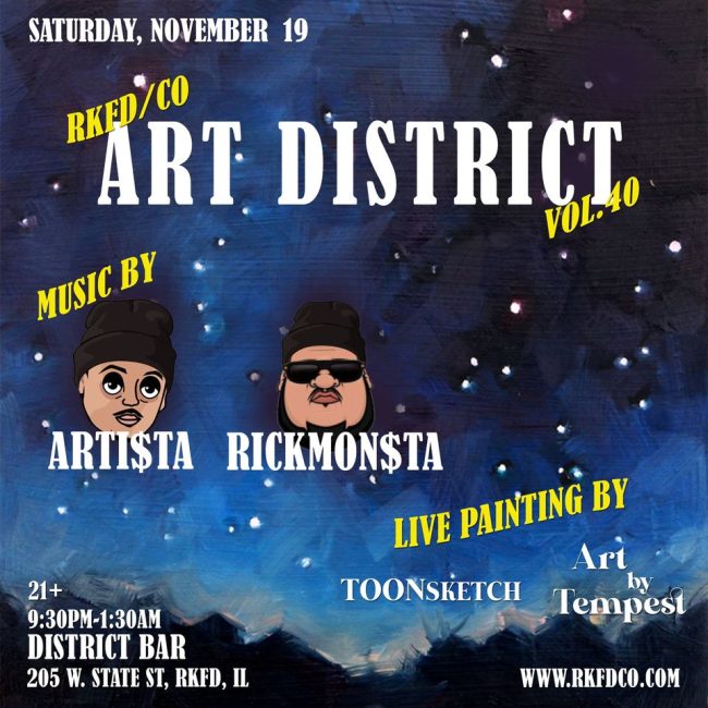 Art District Vol. 40 @ District Bar and Grill