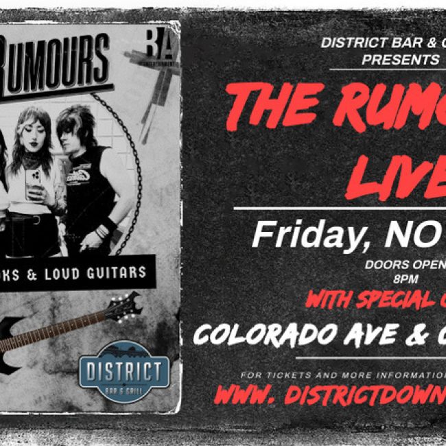 The Rumours Punk Rock Party @ District Bar and Grill