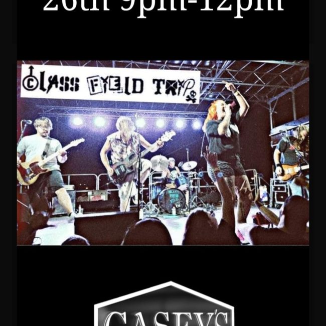 CLASS FIELD TRIP at Casey’s Pub Sat Nov 26th