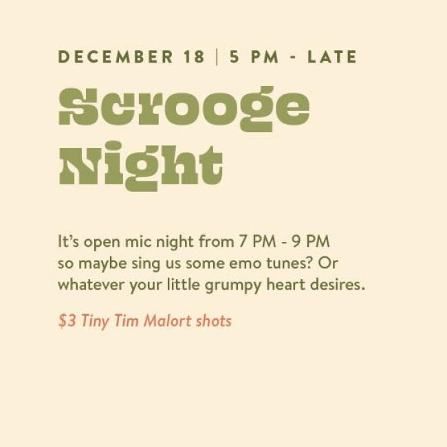 Scrooge Night @ 5bar.co
