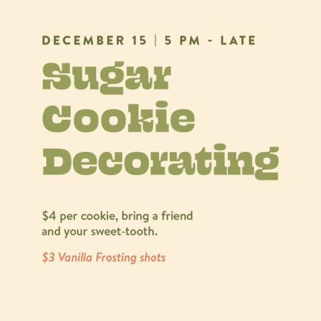 Sugar Cookie Decorating Night @ 5bar.co