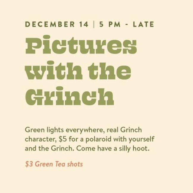 Pictures with the Grinch @ 5bar.co
