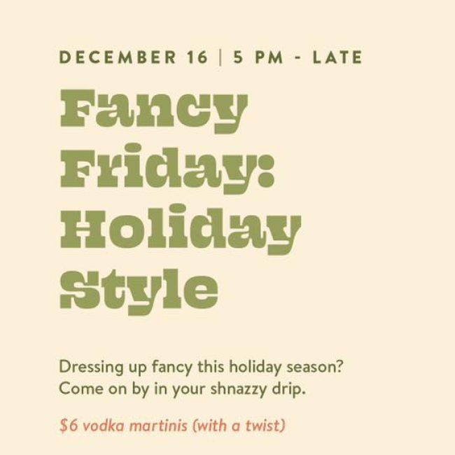 Fancy Friday: Holiday Style @ 5bar.co