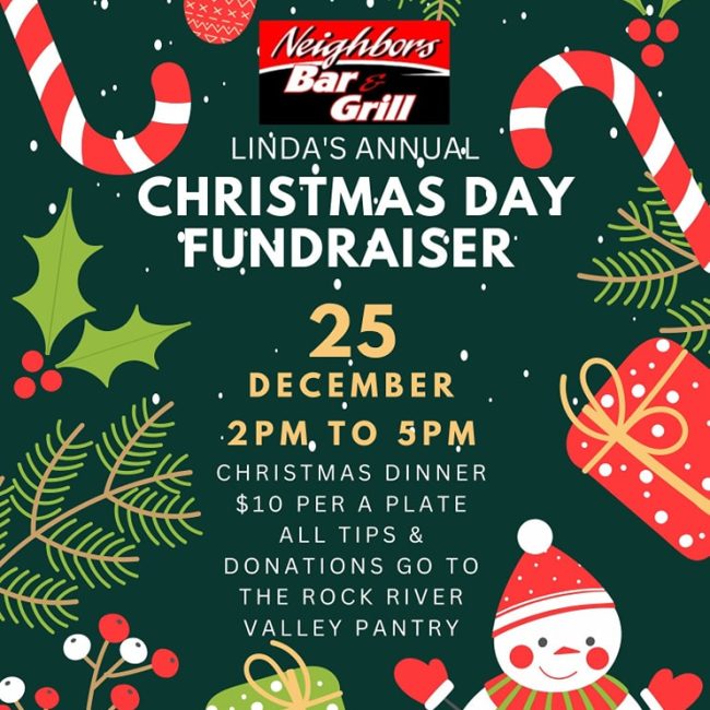 Linda’s Annual Christmas Day Fundraiser @ Neighbors Bar & Grill