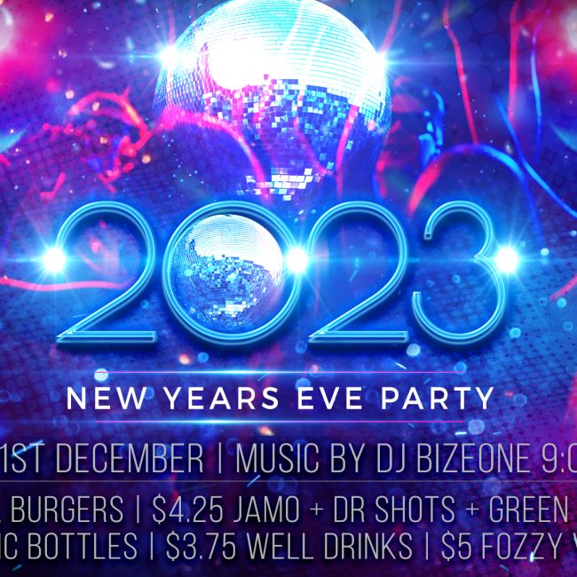 New Years Eve Bash With DJ Bizeone @ Fozzy’s Bar & Grill