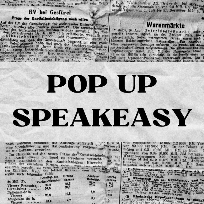 Pop Up Speakeasy @ Hidden Creek Estates