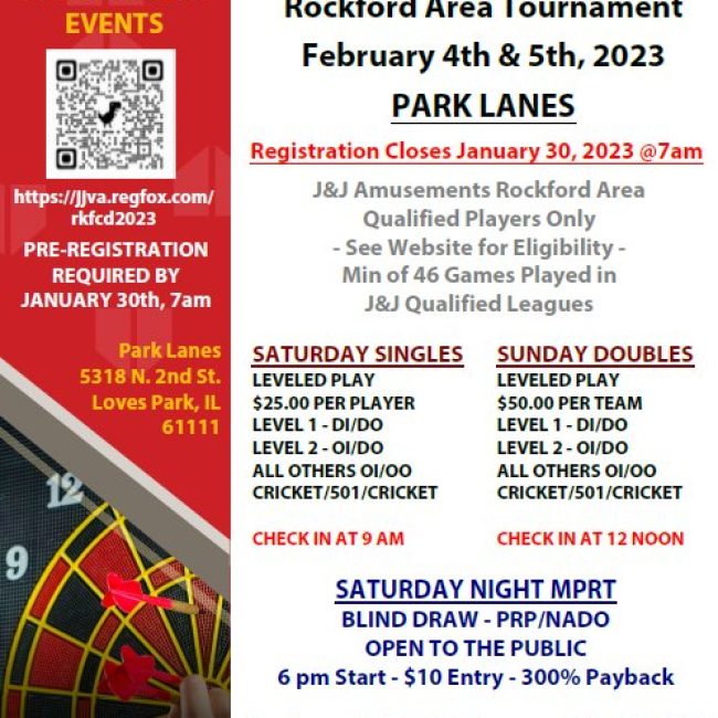 Rockford City Darts Tournament @ Park Lanes