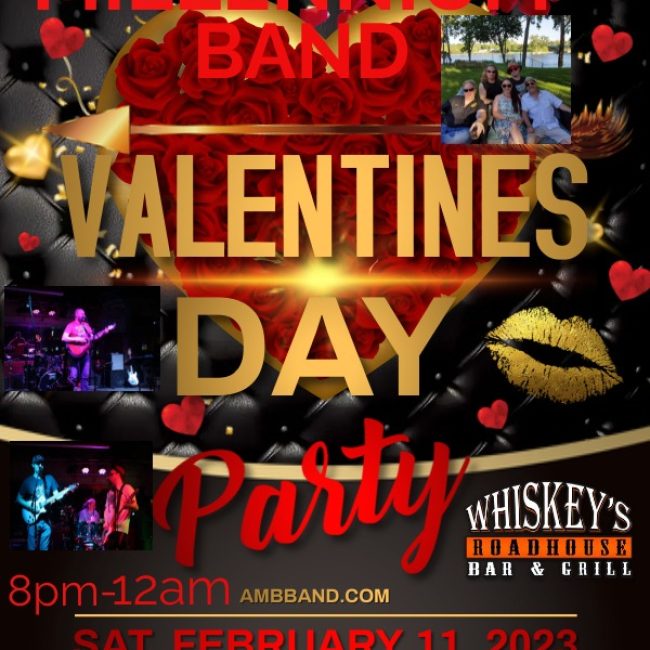 ACOUSTIC MILLENNIUM BAND VALENTINE’S PARTY @ Whiskeys Roadhouse