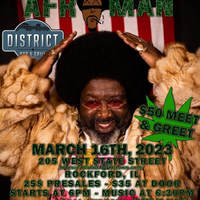 AFROMAN at District!! @ District Bar and Grill
