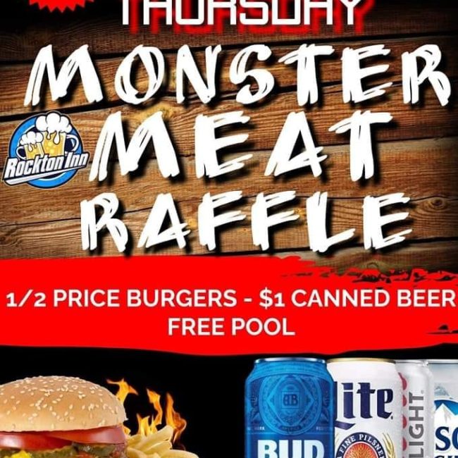 Monster Meat Raffle @ Rockton Inn