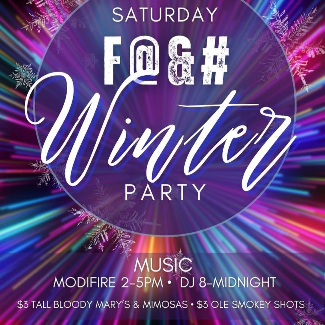 F@&# Winter Party @ Benny’s Slots~Wines~Spirits