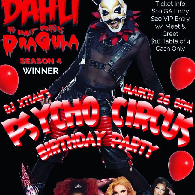 DAHLI Winner of Dragula Season 4 LIVE @ Rockton Inn Pub & Grub