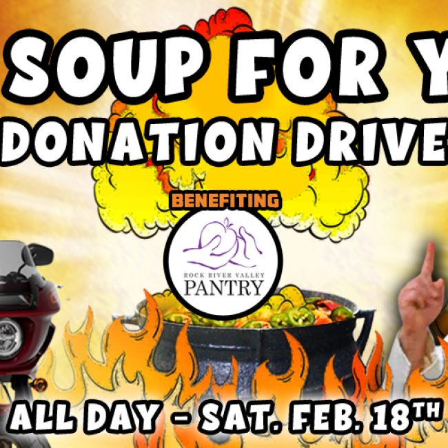 No Soup for You Donation Drive @ Kegel Harley-Davidson