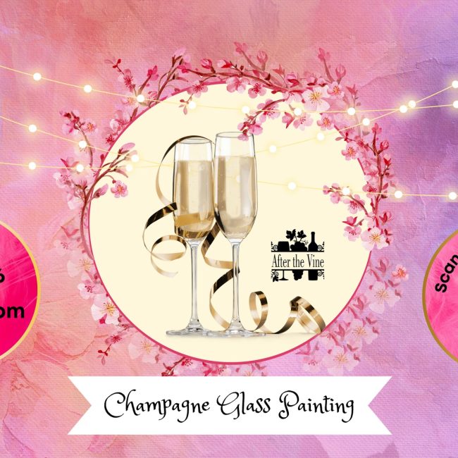 Champagne Glass Paint Night