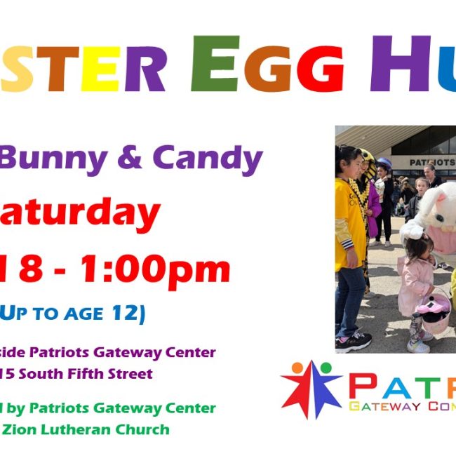 Easter Egg Hunt @ Patriots Gateway Community Center