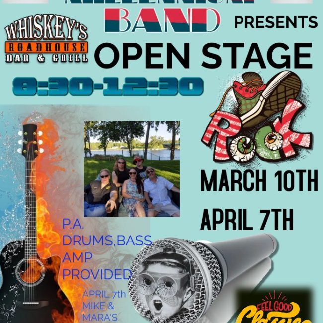 AMB & WHISKEY’S OPEN STAGE & MIKE & MARA’S B-DAY @ Whiskeys Roadhouse