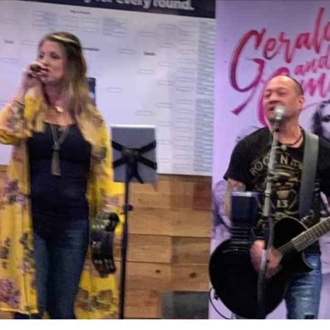 GERALD and Camille from VINYL GOLDMINE at Casey’s Pub