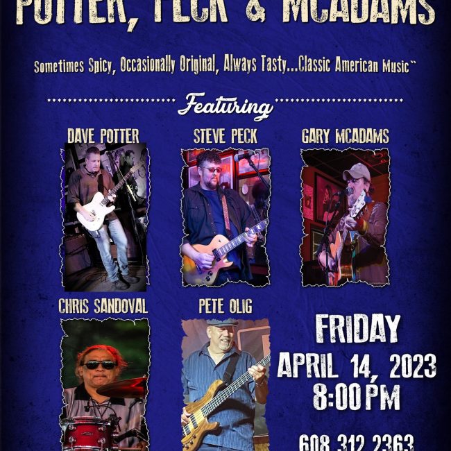 Potter, Peck & McAdams @ Grand Ave Pub