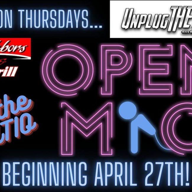 Unplug the Rock presents Open Mic Night @ Neighbor’s Bar & Grill